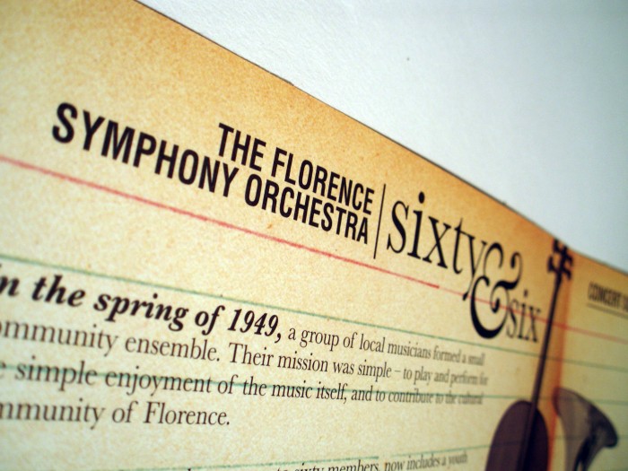 Florence Symphoy Orchestra // Sixty and Six Mailer